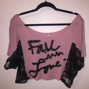 Fall in Love Crop Top